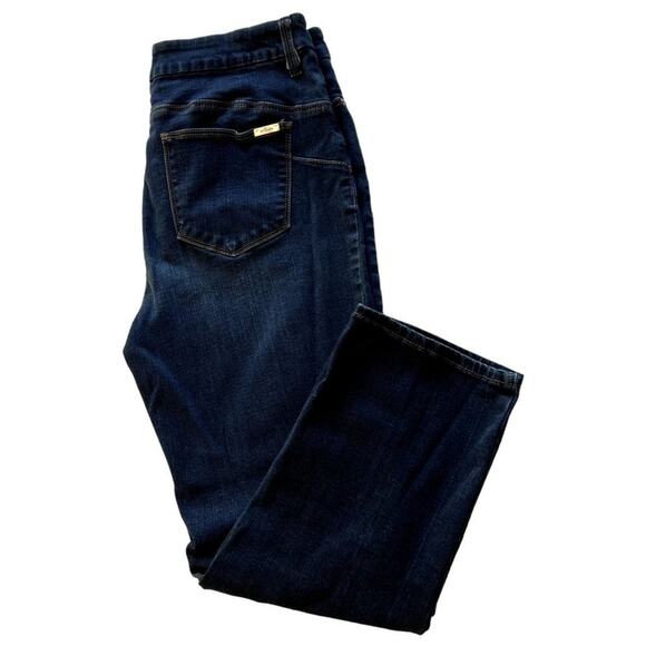 So Slimming By Chico's Medium Wash Blue Women Size 0.5 Small 6 Denim Crop Leg Je - Picture 1 of 11